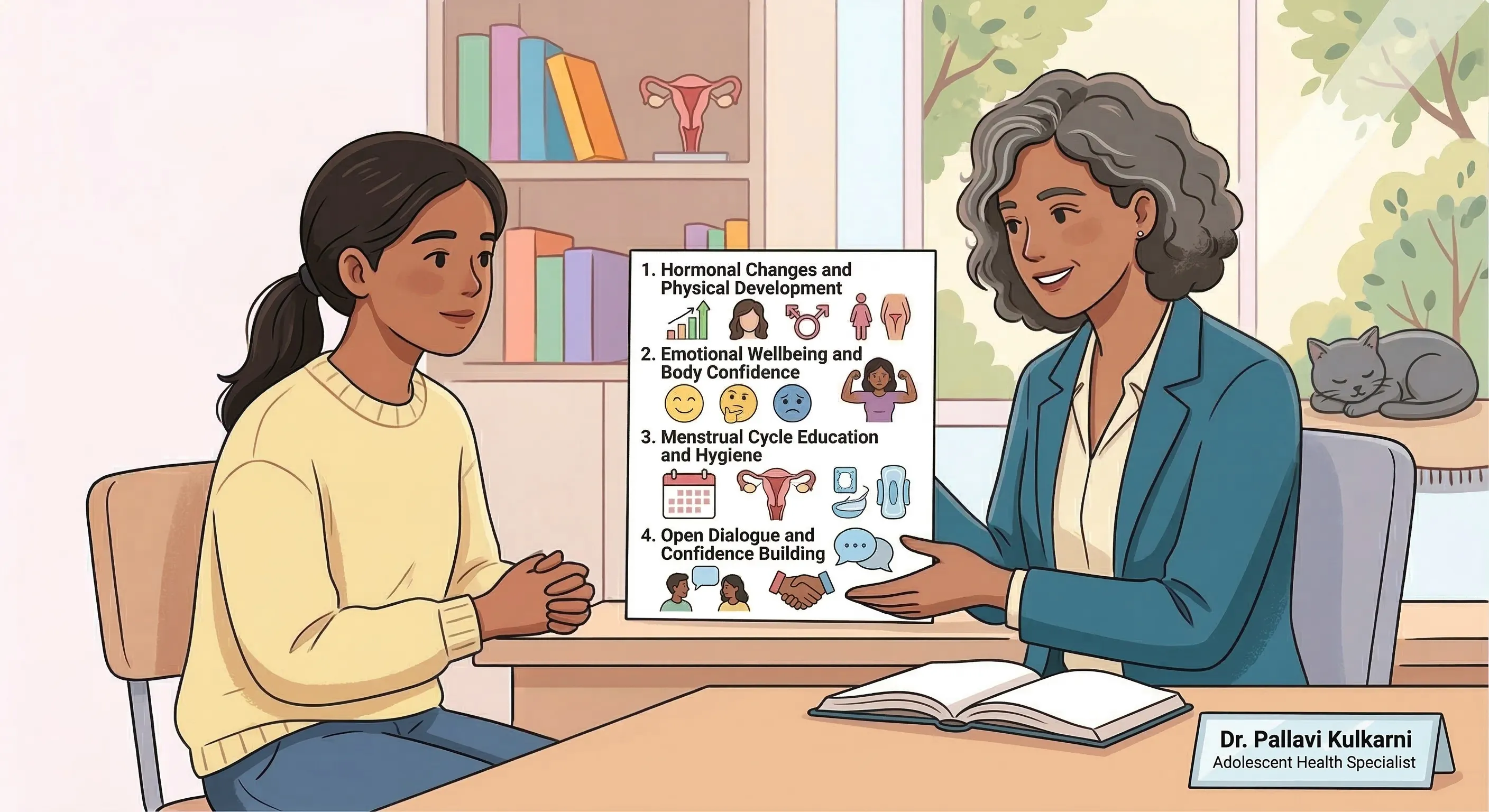 Why puberty counselling is important - hormonal changes, emotional wellbeing, menstrual education and confidence building